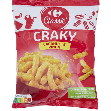 Biscuits apéritifs Craky cacahouètes CLASSIC 75g - ARSHPRIX