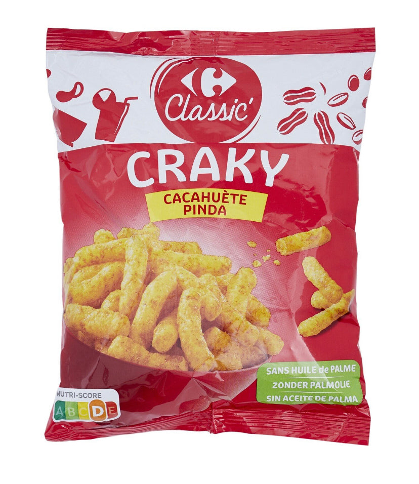 Biscuits apéritifs Craky cacahouètes CLASSIC 75g - ARSHPRIX