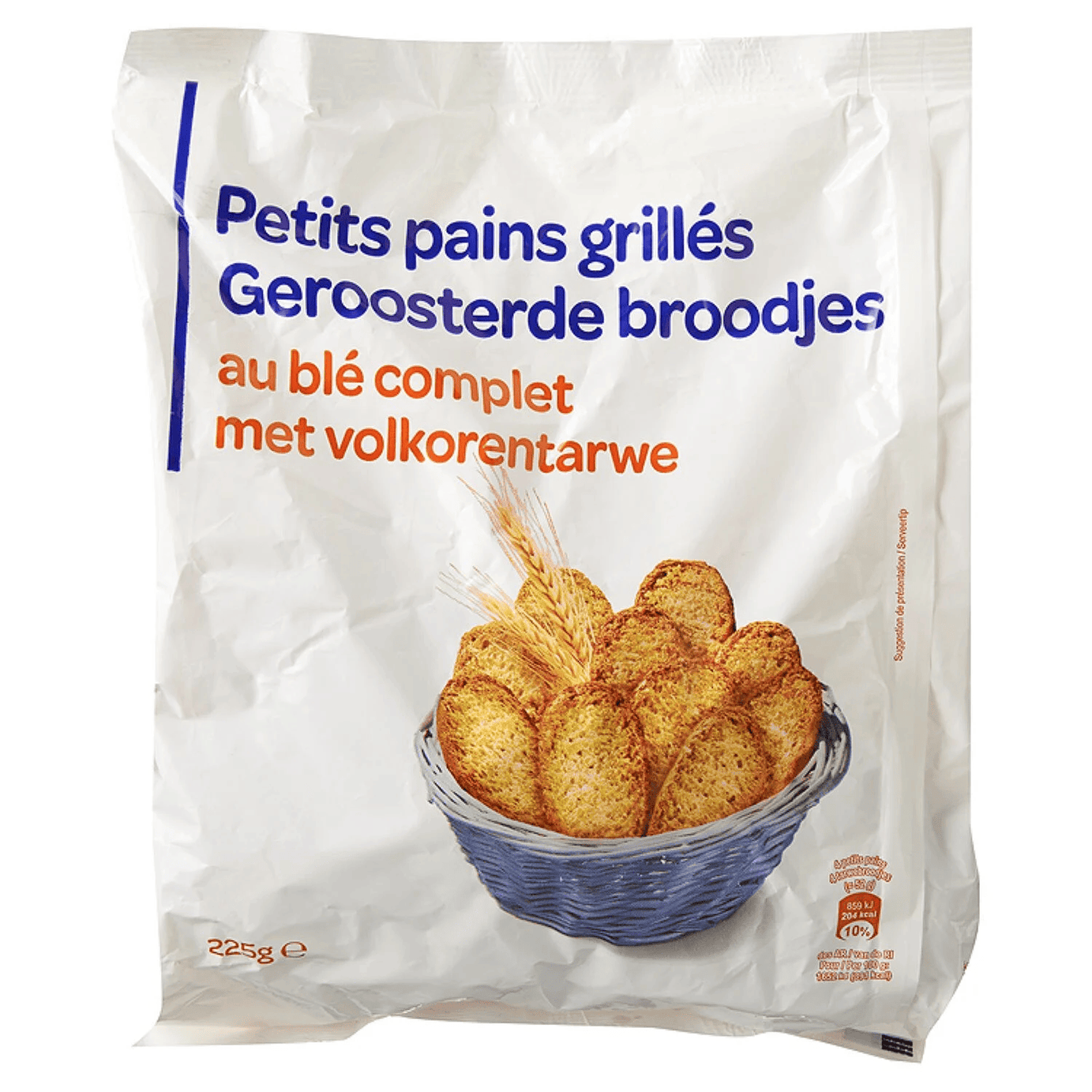 Petits pains grillés blé complet - ARSHPRIX