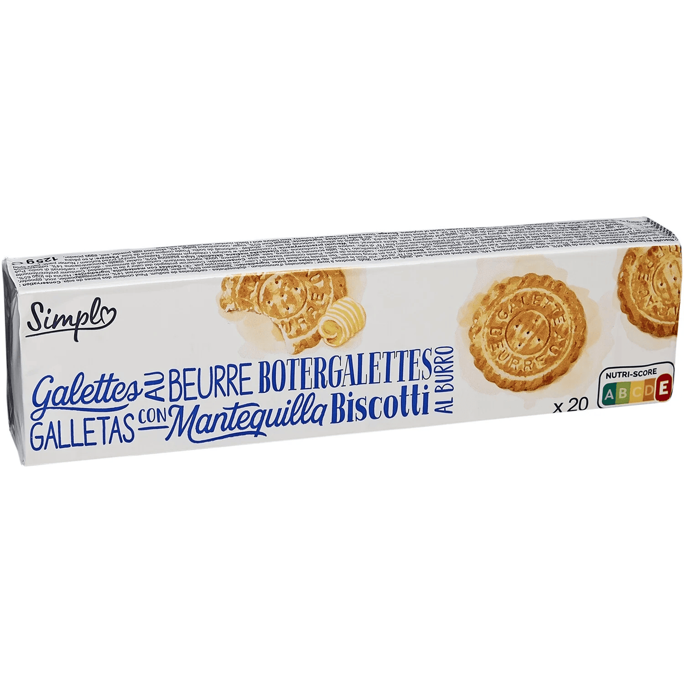 Biscuits galettes au beurre SIMPL - ARSHPRIX