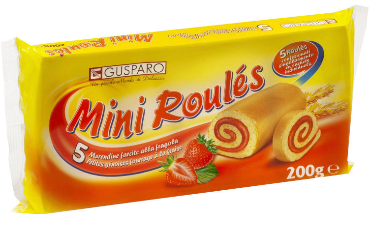 Gâteau Mini Roulé Fraise 200g - ARSHPRIX