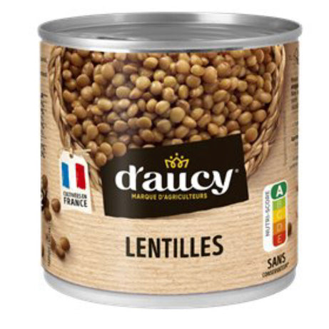 Lentilles préparées D’aucy 265g - ARSHPRIX