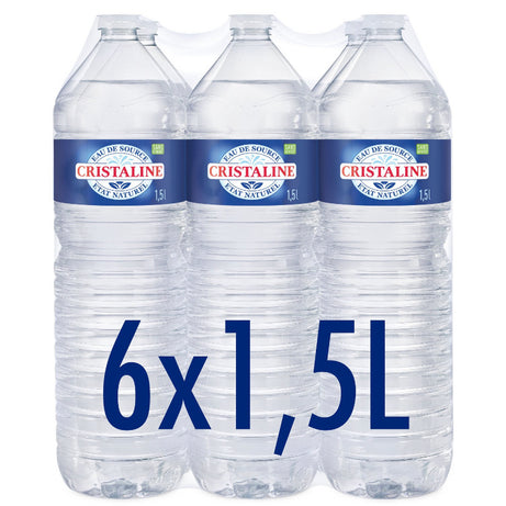 Eau de Source Cristalline 6x1,5L - ARSHPRIX