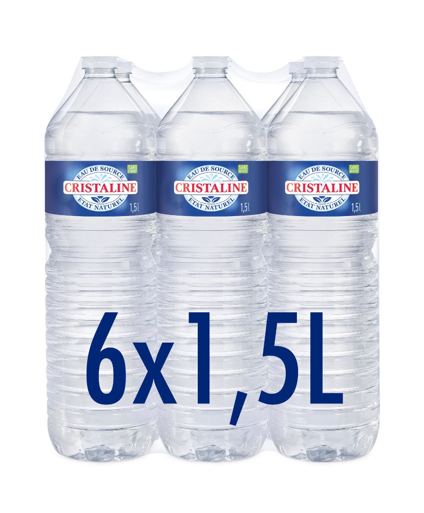 Eau de Source Cristalline 6x1,5L - ARSHPRIX