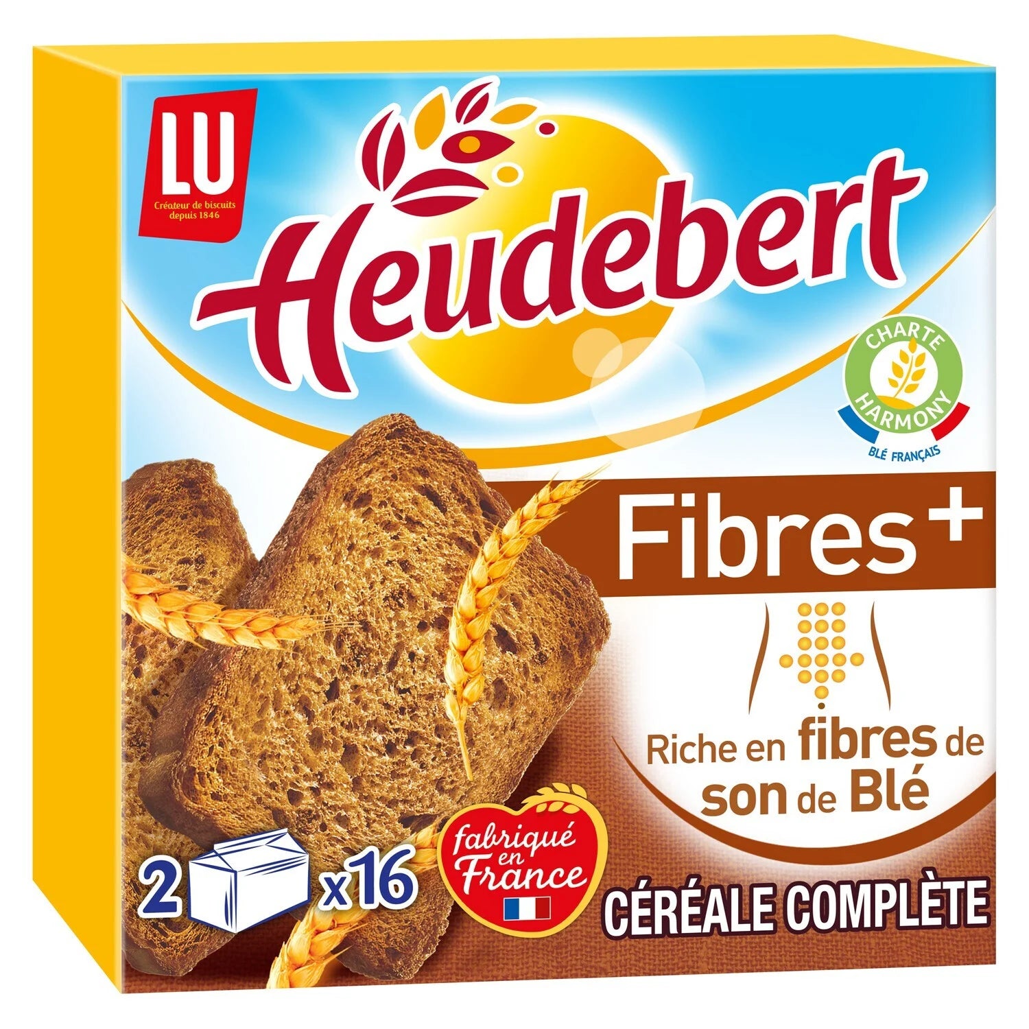 Biscottes Fibres + Heudebert LU