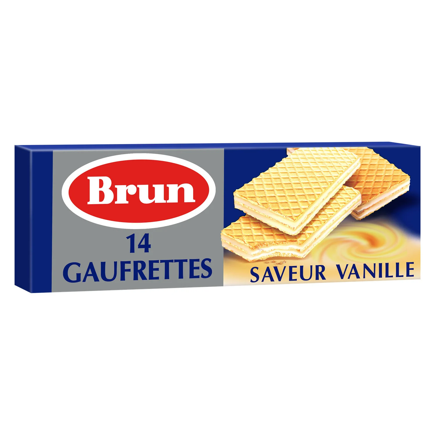 Biscuits gaufrettes fourrées à la vanille BRUN - ARSHPRIX