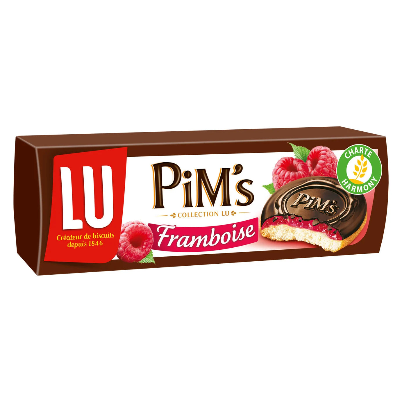 Biscuits PIMs à la framboise et ah chocolat 150g LU - ARSHPRIX