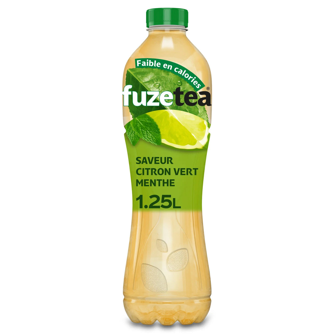 Boisson au thé glacé saveur menthe citron vert FUZE TEA