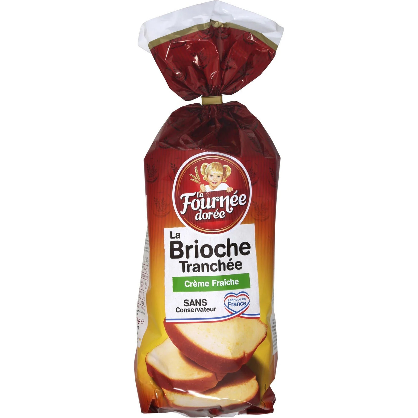 Brioche tranchée crème fraîche LA FOURNEE DOREE