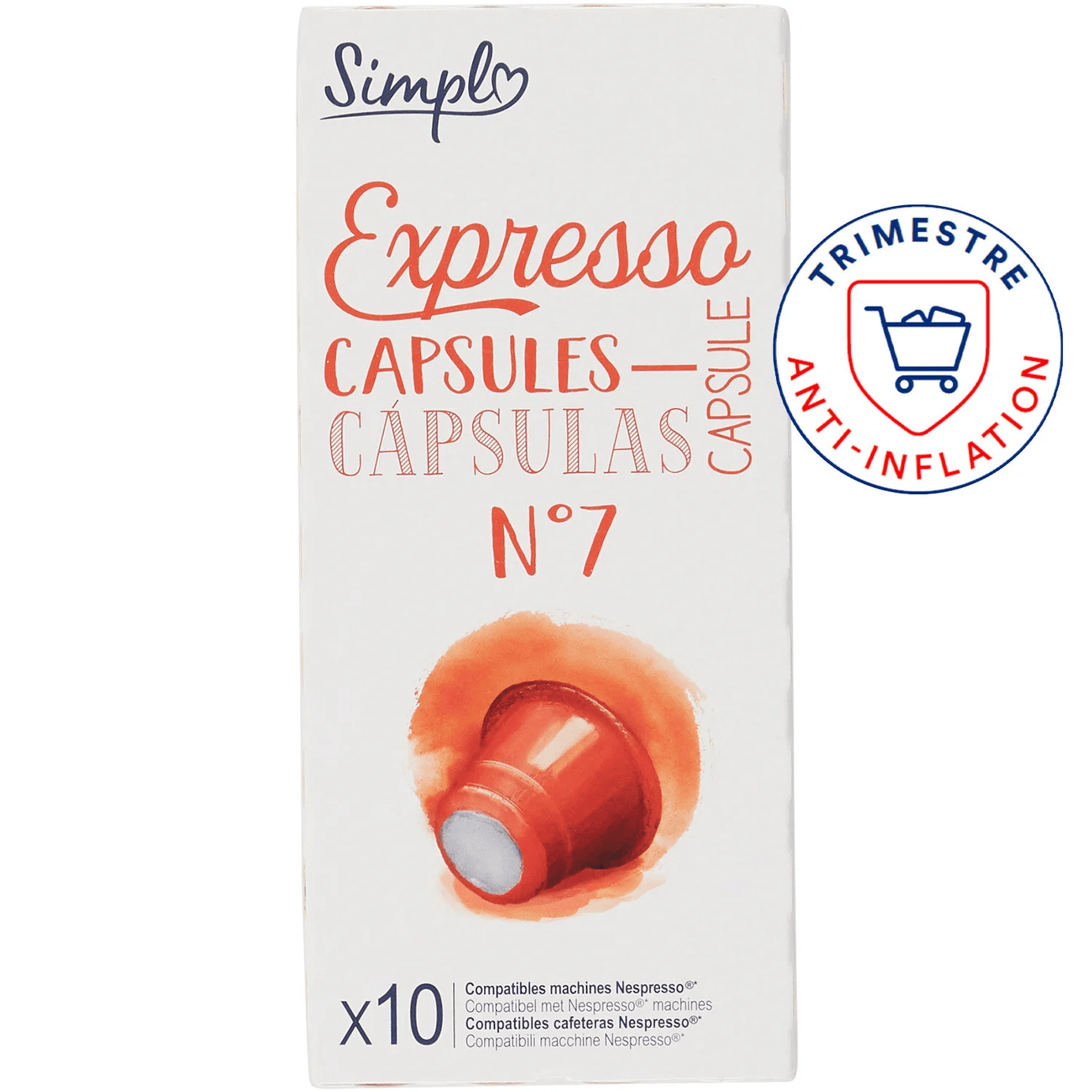 Café capsules Compatibles Nespresso expresso SIMPL - ARSHPRIX