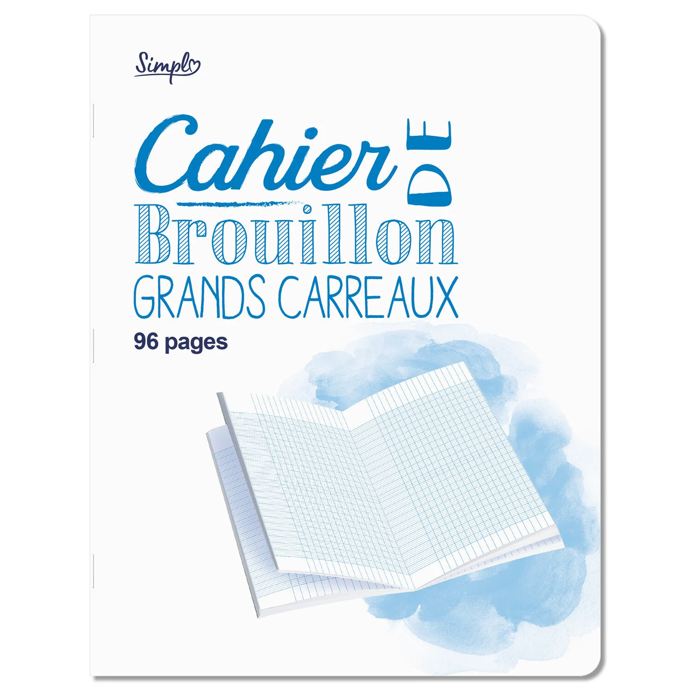 Cahier agrafe 17x22 96 pages 55g Seyes - ARSHPRIX