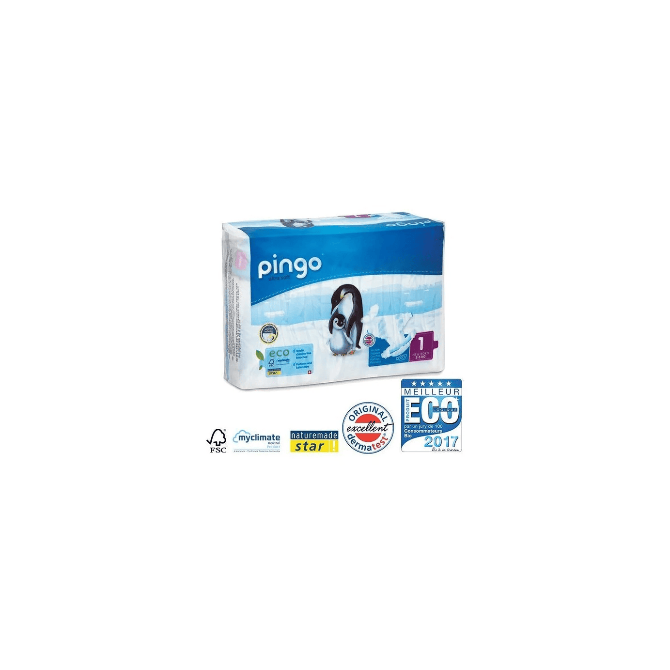 Couches Écologiques Pingo Newborn Taille 1-25 g - ARSHPRIX