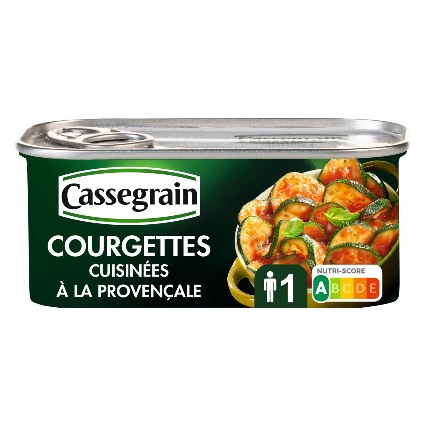 Courgettes cuisinées à la provençale CASSEGRAIN