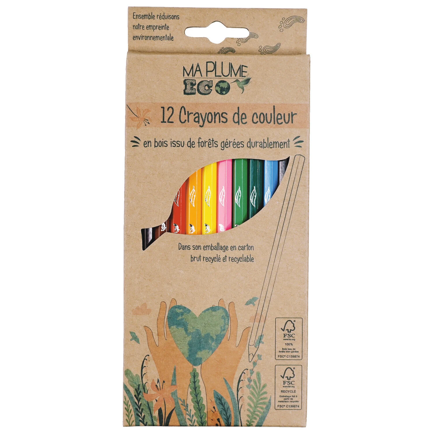 Crayon de couleur x 12 ULMANN - ARSHPRIX