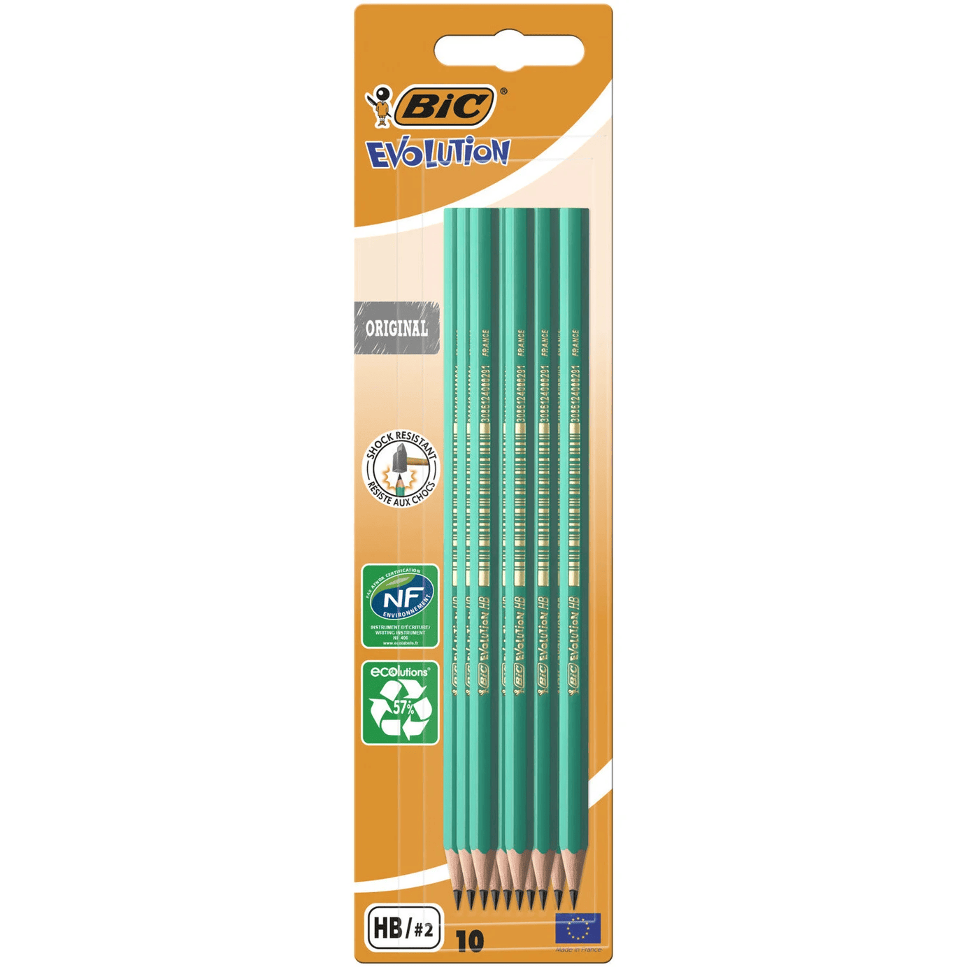 Crayon graphite ecolution evolution 650 HB x10 BIC - ARSHPRIX