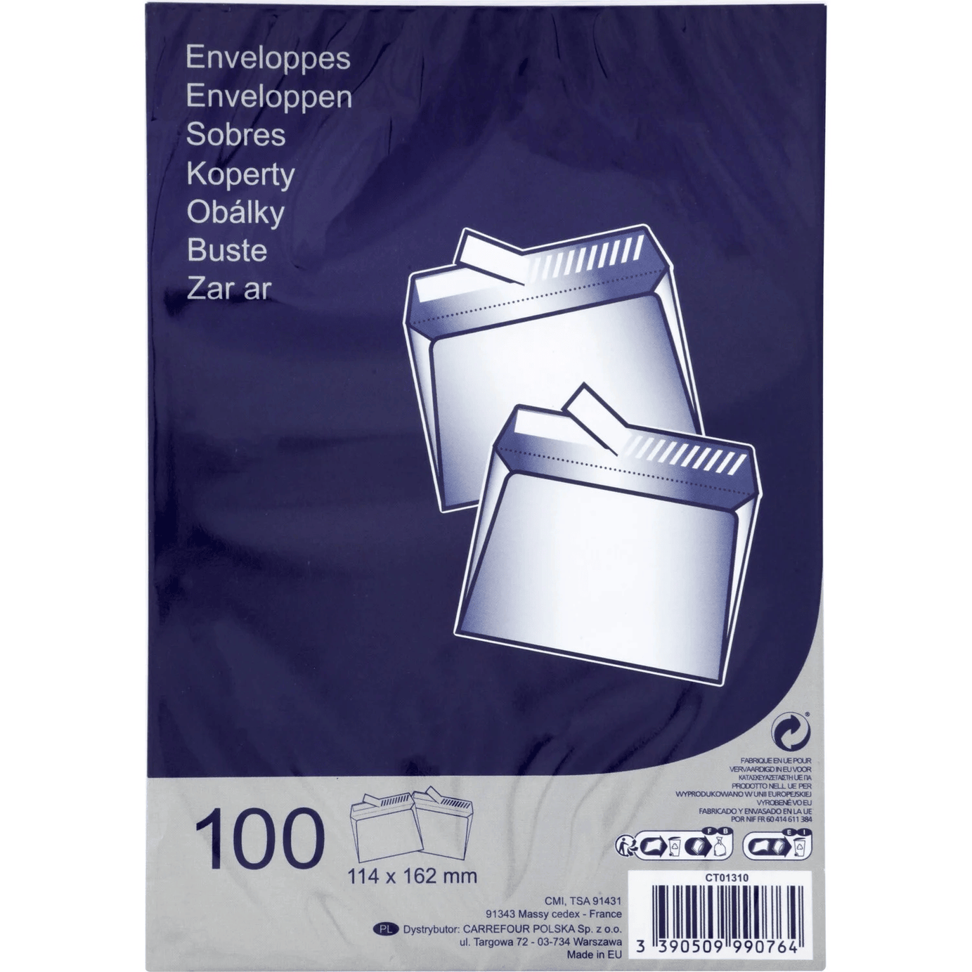 Enveloppes 114x162 mm - ARSHPRIX