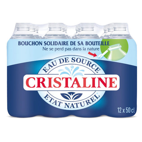 EAU DE SOURCE CRISTALLINE 12x50CL - ARSHPRIX