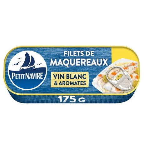 Filet de maquereaux vin blanc aromates PETIT NAVIRE