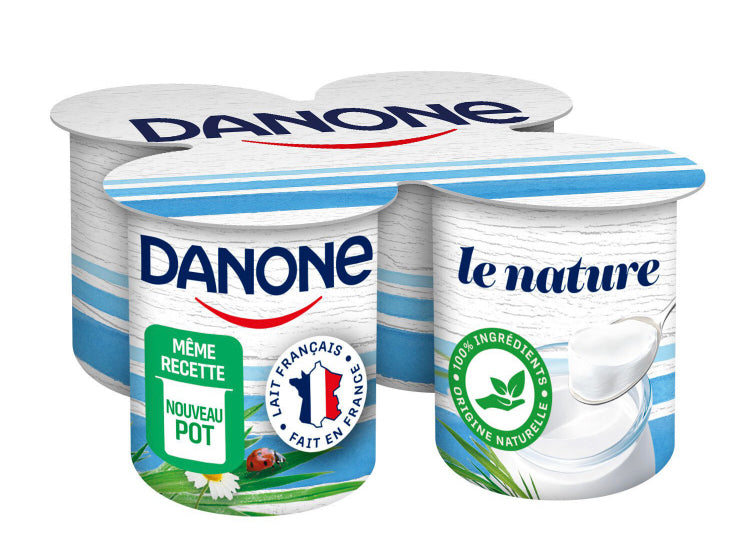 Yaourt Nature DANONE 4x125g - ARSHPRIX