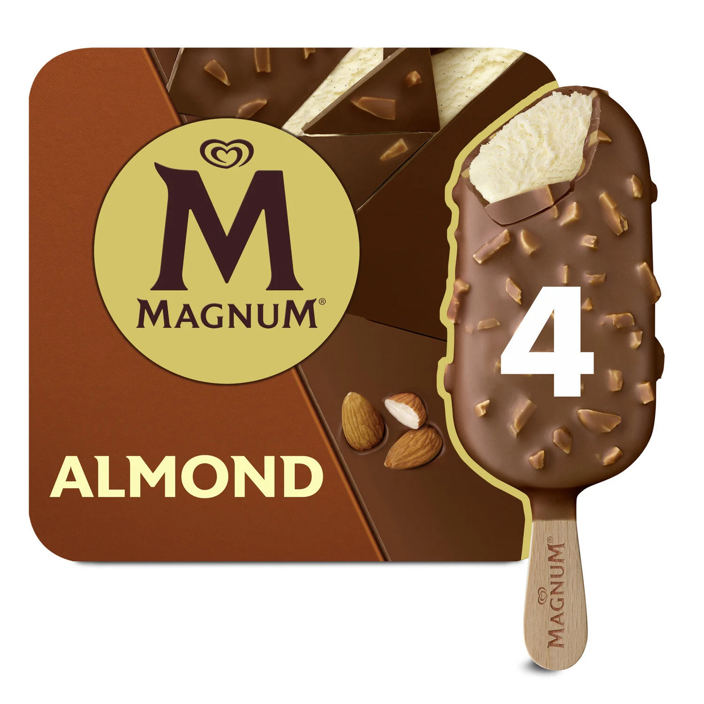 Glace Bâtonnet Amande MAGNUM - ARSHPRIX