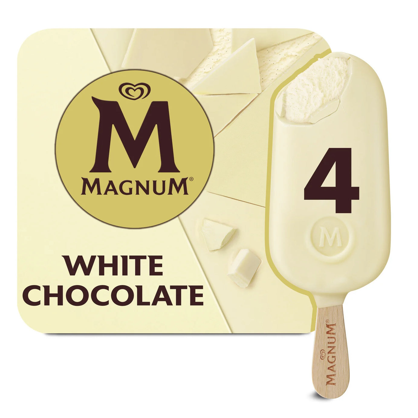 Glace Bâtonnet Chocolat Blanc MAGNUM - ARSHPRIX