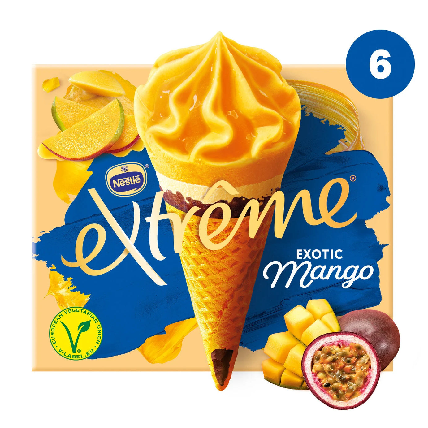 Glace Cône mangue passion EXTREME - ARSHPRIX