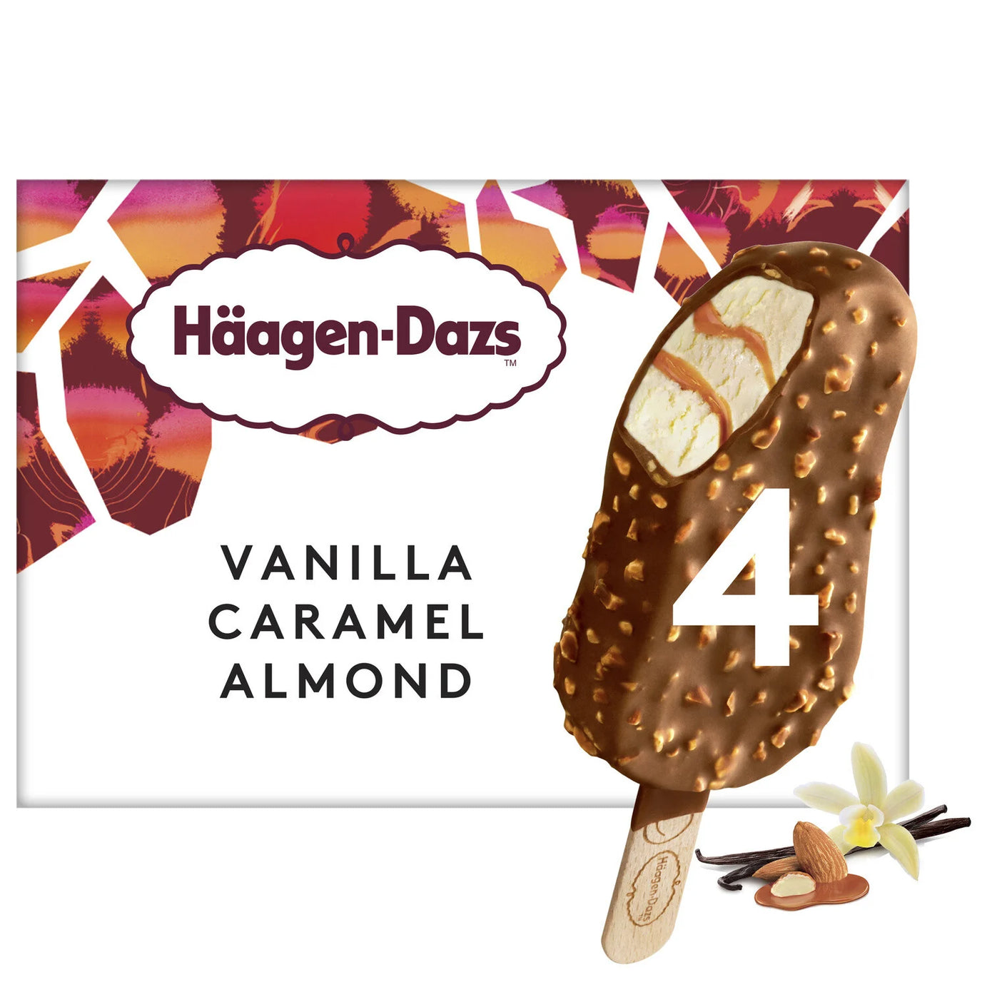 Glace vanille caramel amande HAAGEN DAZS - ARSHPRIX