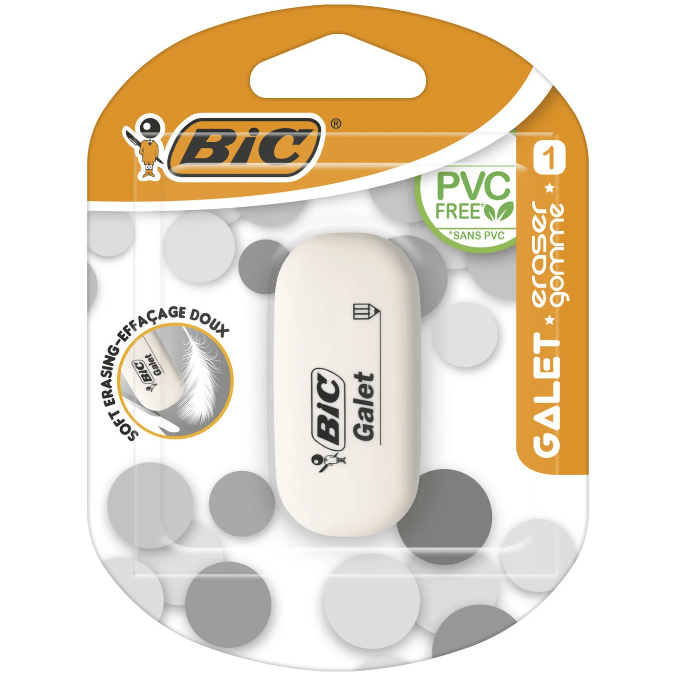 Gomme Galet blanc BIC - ARSHPRIX