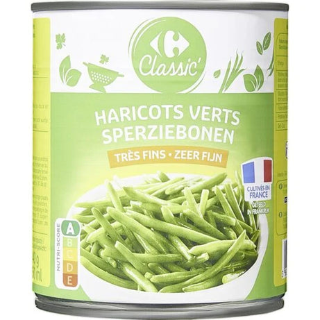 Haricots verts très fins