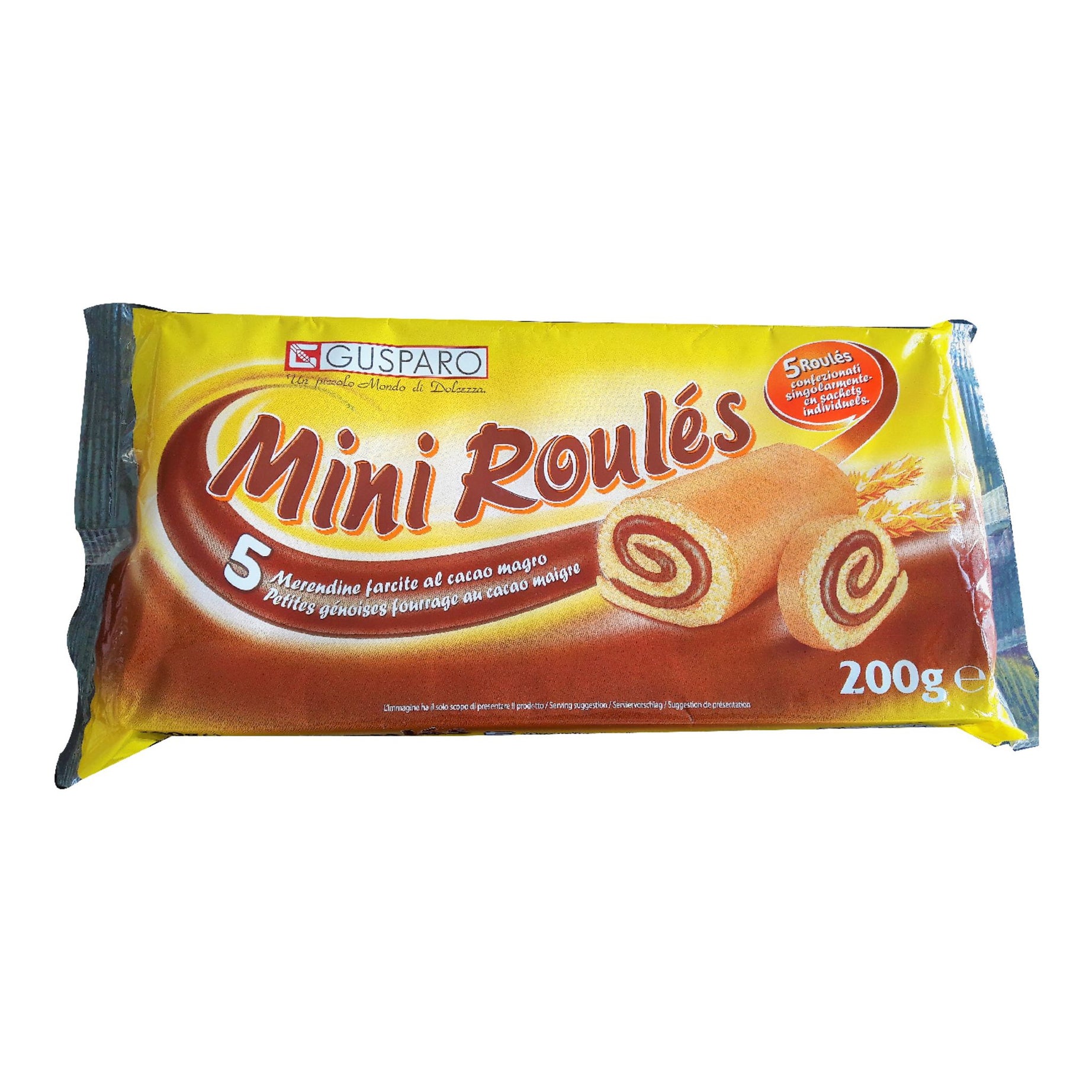 Mini Roulés Cacao x5  200g - ARSHPRIX