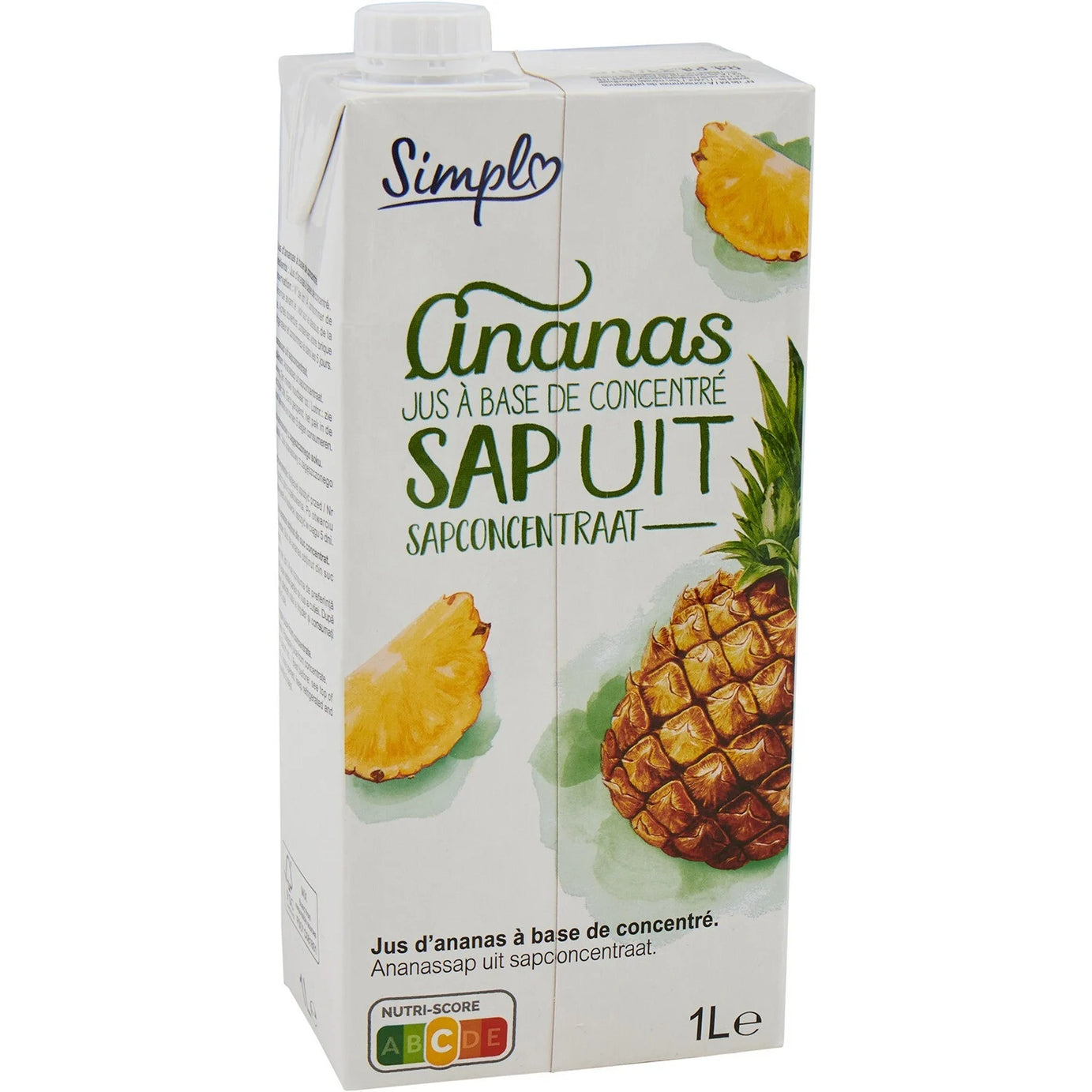 Jus d'ananas à base de concentré SIMPL