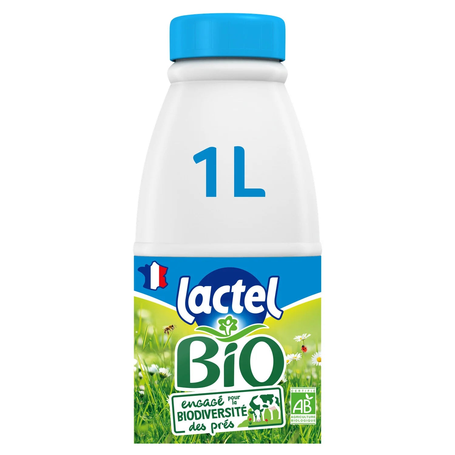 Lait Bio Demi-Ecrémé UHT LACTEL