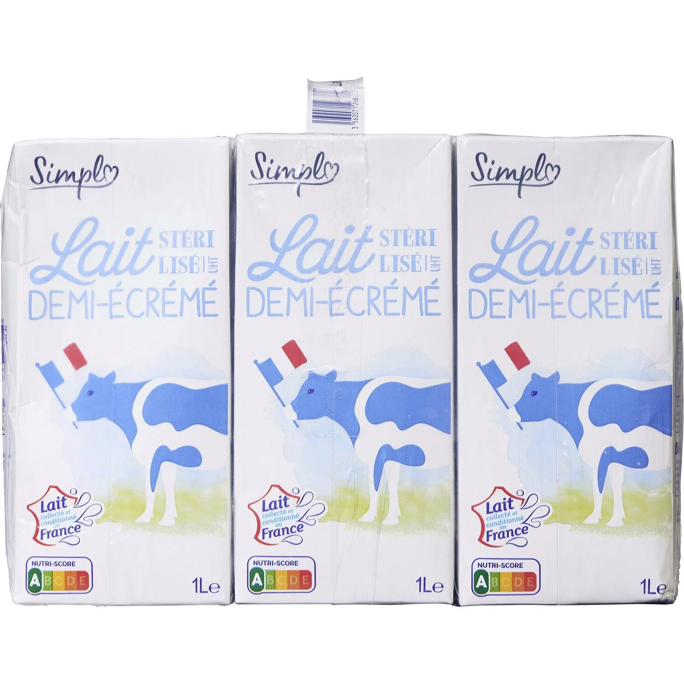 Lait demi-écrémé SIMPL