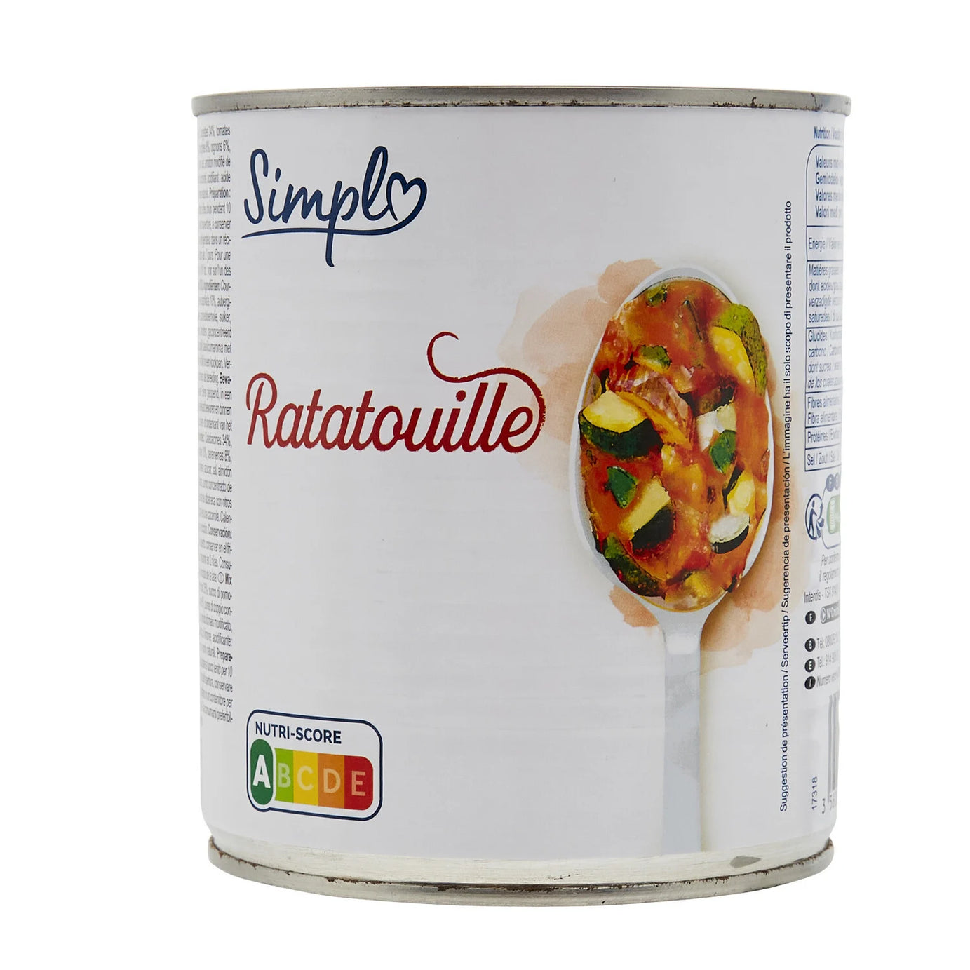 Légumes cuisinés ratatouille