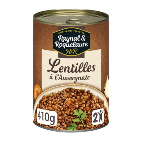 Lentilles cuisinées à l'auvergnate RAYNAL ET ROQUELAURE