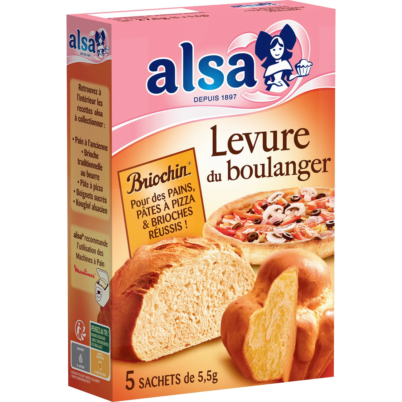 Levure de boulanger pains et brioches ALSA - ARSHPRIX