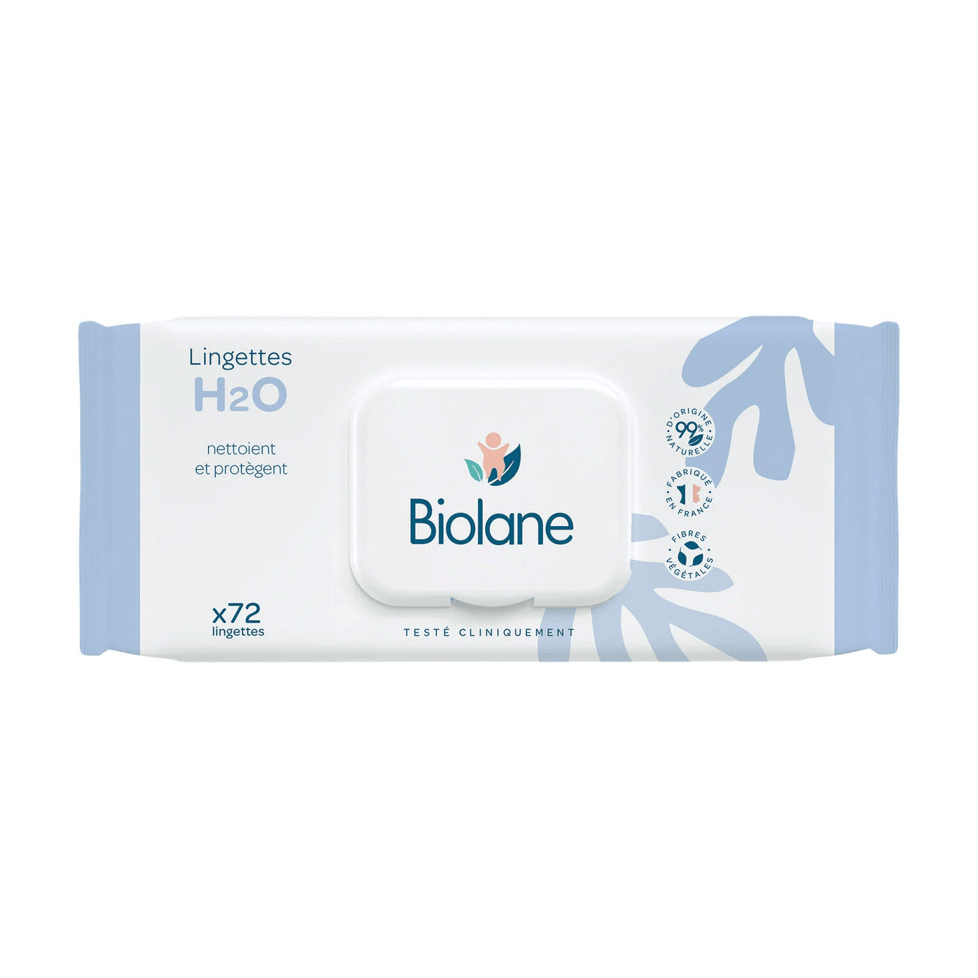 Lingettes bébé H2O BIOLANE - ARSHPRIX