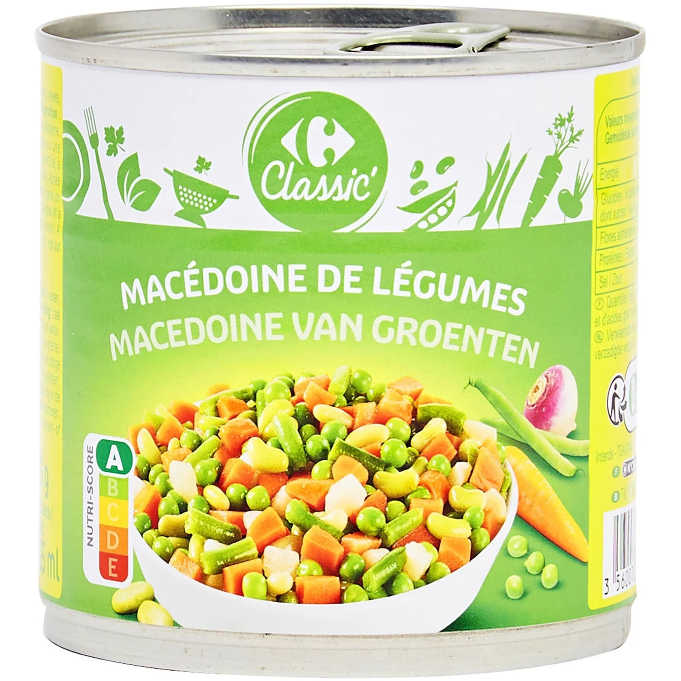 1/2 Macédoine de Légumes 265g - ARSHPRIX