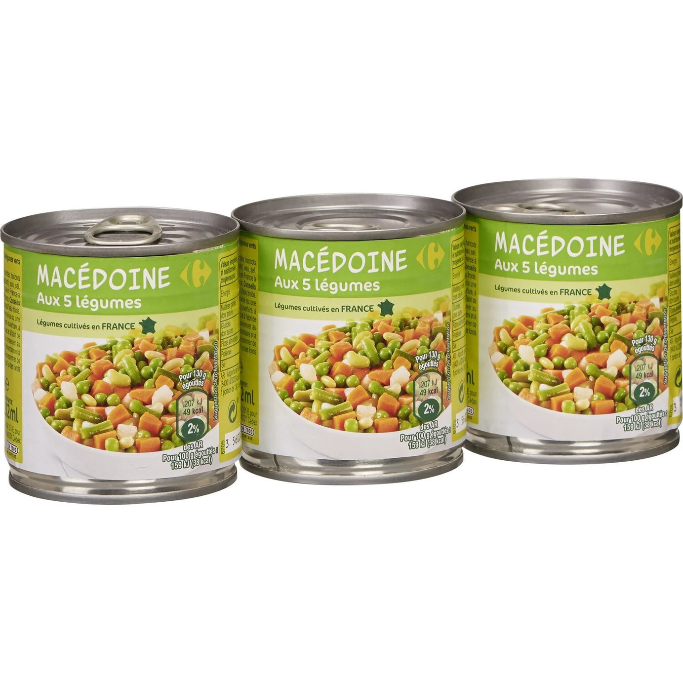 Macédoine aux 5 légumes