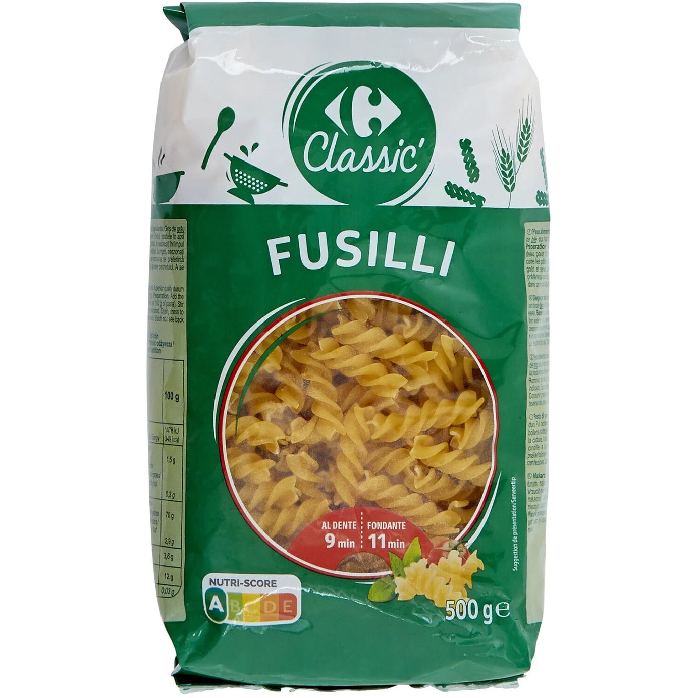 Pâtes Fusilli - ARSHPRIX