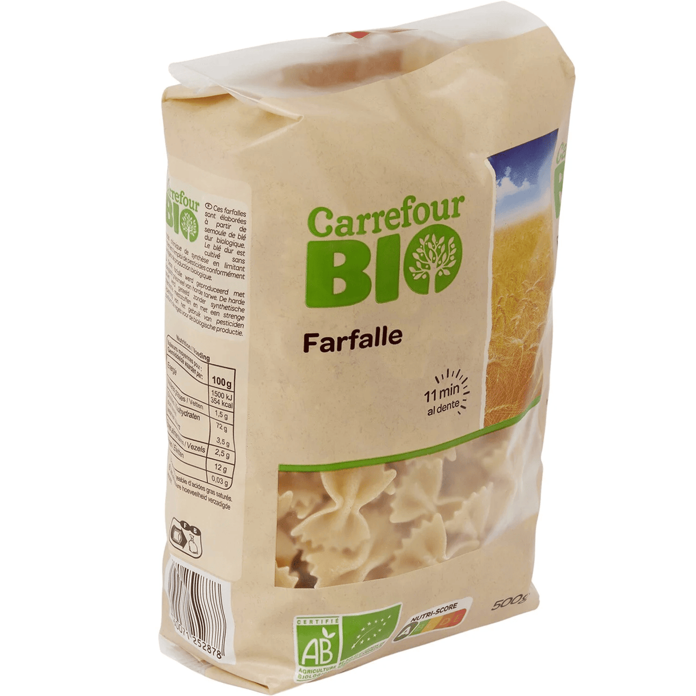 Pâtes bio farfalle - ARSHPRIX