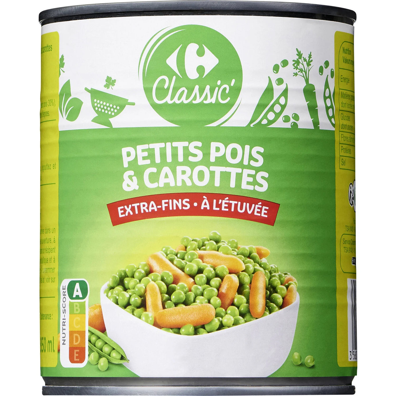 Petits pois carottes extra-fins