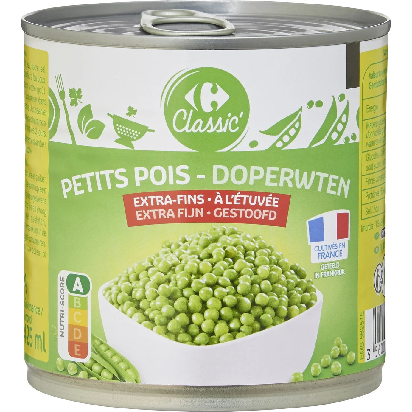 Petits pois extra-fins