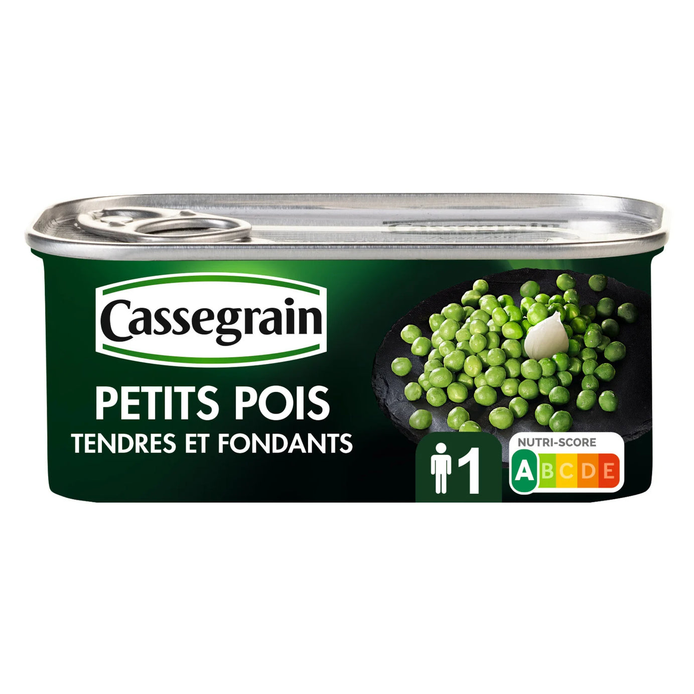 Petits pois tendres et fondants CASSEGRAIN