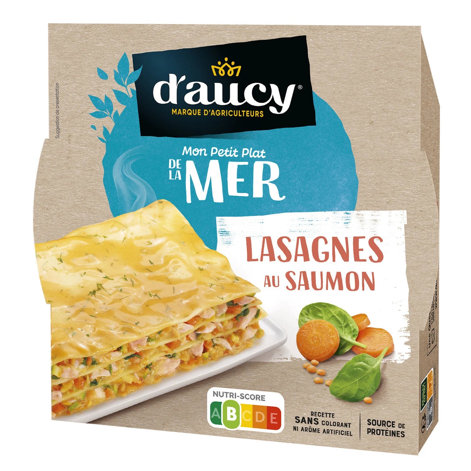 Plats Cuisinés Lasagnes Saumon D’aucy 300g - ARSHPRIX