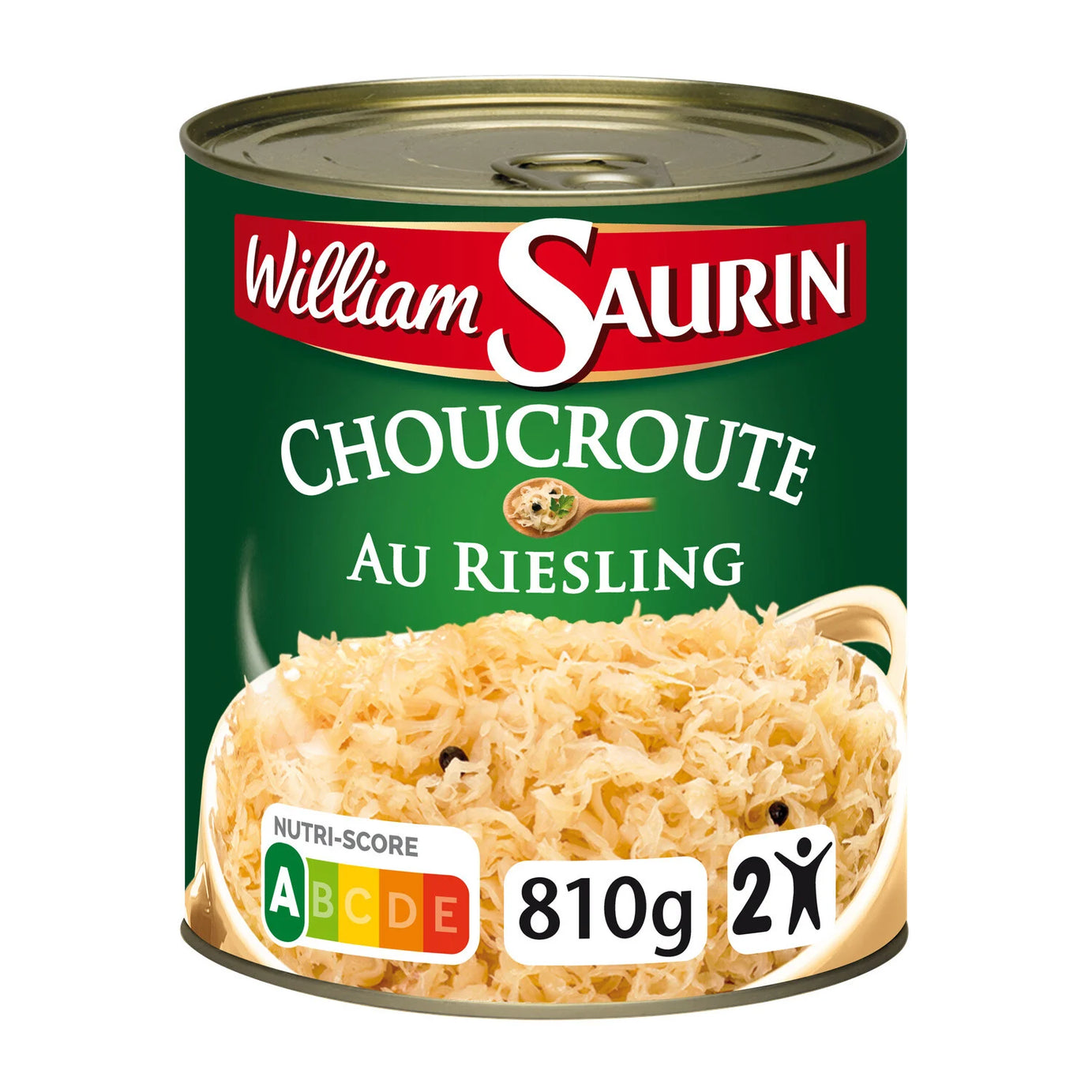 Plats cuisinés Choucroute au riesling WILLIAM SAURIN 810g - ARSHPRIX