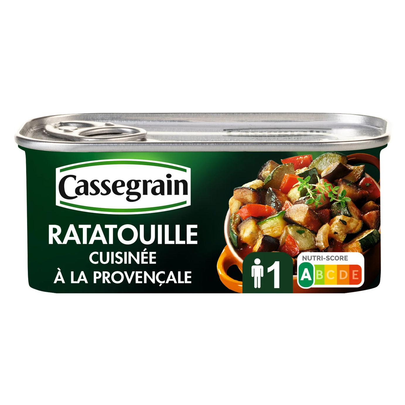 Ratatouille cuisinée à la provençale CASSEGRAIN