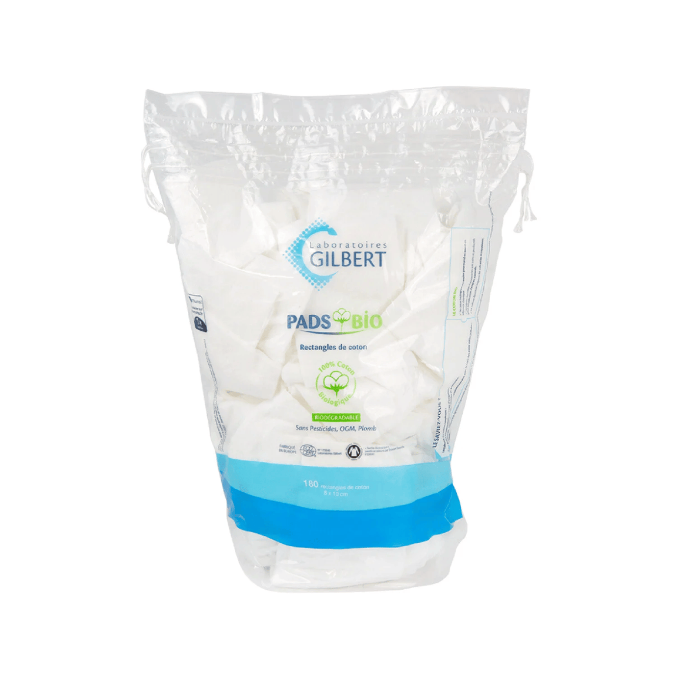 Rectangle de coton bébé Bio LABORATOIRES GILBERT - ARSHPRIX