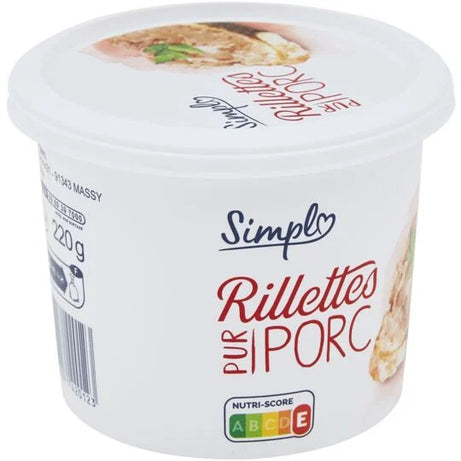 Rillettes pur porc SIMPL