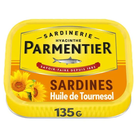 Sardines à l'huile de tournesol PARMENTIER